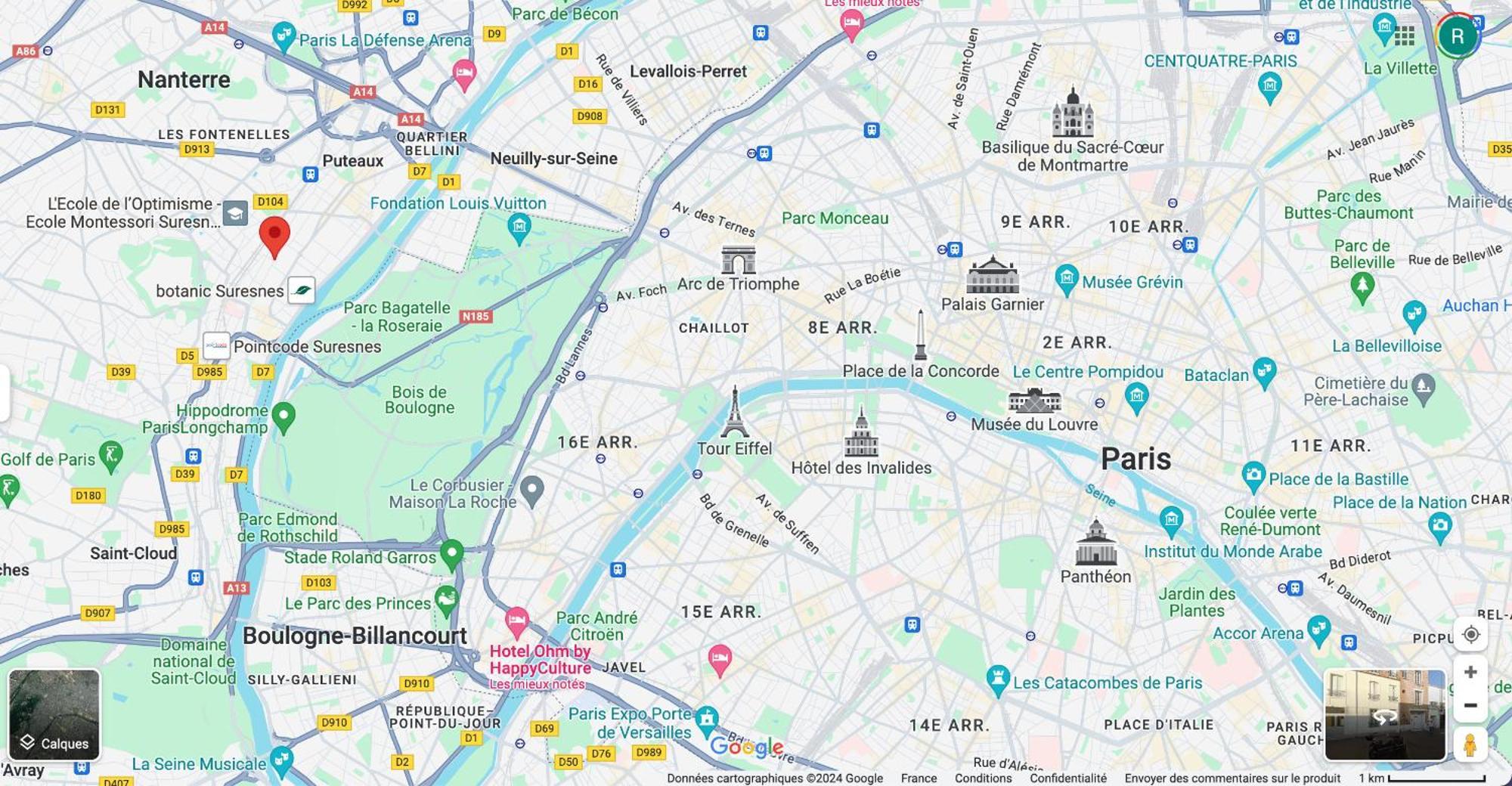 A 10 Min De La Defense Et A 20 Min De Paris Apartment Suresnes Exterior photo